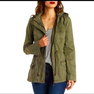 💚Classic Olive Green Anorak Jacket